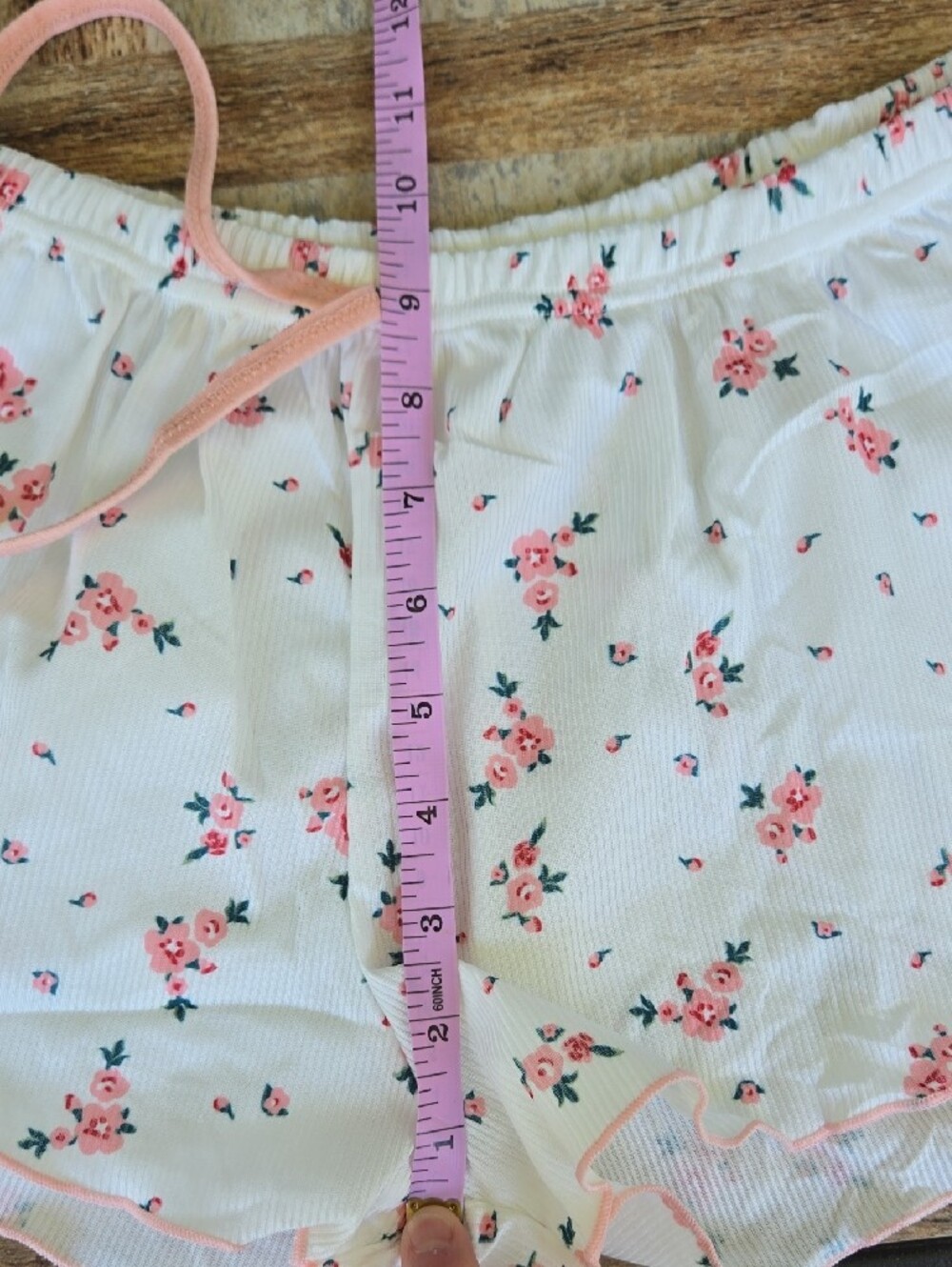 Pink Lace-Trim Cami & Floral White Shorts Sleep Set - Picture 13 of 15